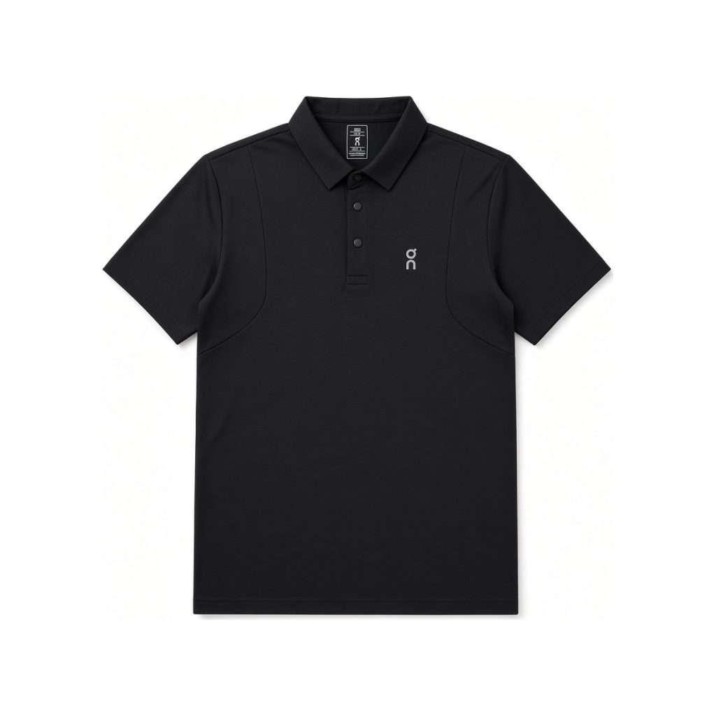 Playera Polo On Cloud Performance Negra - On Cloud