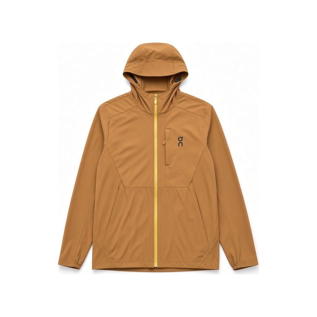 Sudadera On Cloud Ligera con Cierre Completo Color Arena - On Cloud